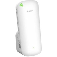 DLINK WIFI RANGE EXTENDER AX1800, DUAL BAND 2.4 GHz + 5 GHz, MESH WI-FI 6, GIGABIT LAN PORT, WPS, 2 INTERNAL ANTENNAS, WALLPLUG DESIGN, UK PLUG