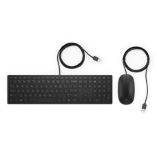 HP KEYBOARD AND MOUSE PAVILION SLIM 400, USB WIRED, UPGRADE THE WAY YOU WORK AND PLAY WITH A KEYBOARD AND MOUSE THAT MATCHES SEAMLESSLY TO YOUR DEVICES, BLACK