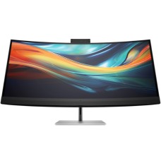 HP MONITOR 39.7'', S7 PRO 740PM BUSINESS ULTRAWIDE CONFERENCIN CURVED, IPS, 5K2K WUHD 5120x2160 60Hz, 21:9, 5MS, CAMERA, SPEAKERS, HEIGHT ADJUSTABLE, SWIVEL, TILT, HDMI, DISPLAY PORT, THUNDERBOLT WITH USB-C 100W, LAN, 3YW, BL/SILV HP MONITOR 39.7'', S7 PRO 740PM BUSINESS ULTRAWIDE CONFERENCIN CURVED, IPS, 5K2K WUHD 5120x2160 60Hz, 21:9, 5MS, CAMERA, SPEAKERS, HEIGHT ADJUSTABLE, SWIVEL, TILT, HDMI, DISPLAY PORT, THUNDERBOLT WITH USB-C 100W, LAN, 3YW, BL/SILV