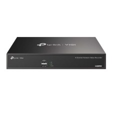 TP-LINK NVR VIGI VIDEO RECORDER, 4 CHANNEL UP TO 8MP RESOLUTION, 80MBPS BANDWIDTH, 1 X HDD INTERFACE UP TO 10TB, SMART DETECTION, ONVIF, REMOTE MONITORING, 2-WAY AUDIO, VGA, HDMI, 2 X USB 2.0, LAN