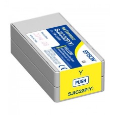 EPSON INK CARTRIDGE YELLOW SJIC22P(Y), FOR TM-C3500 LABEL PRINTER EPSON INK CARTRIDGE YELLOW SJIC22P(Y), FOR TM-C3500 LABEL PRINTER