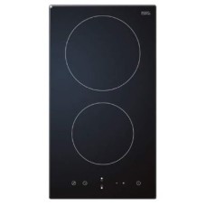 HYUNDAI HOB ELECTRIC, 30CM CERAMIC BUILT IN, 2 HITTING ELEMENTS, 3.0KW, 220-240V, 50/60HZ, 9 LEVELS, TOUCH, ELECTRONIC THERMOSTAT, 99MINS TIMER, 90MINS SAFETY SWITCH, 29x52x5.2CM, BLACK