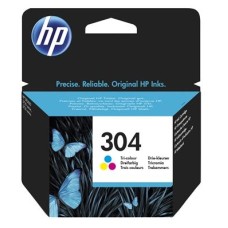 HP INK CARTRIDGE COLOR, HP 304, FOR PRINTERS INKJET ALL IN ONE 2620, 2630, 2632, 2633, 3762 - 100 PAGES