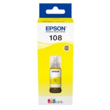EPSON INK YELLOW 108, 1 x 70.0 ml, 2, 100 (10x15cm) photos, FOR L18050, L8050 EPSON INK YELLOW 108, 1 x 70.0 ml, 2, 100 (10x15cm) photos, FOR L18050, L8050