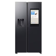 SAMSUNG REFRIGERATOR RS90F66BEFEF SIDE BY SIDE, 614L, E, TWIN COOLING, FULL NO FROST, 21.5'' FAMILY HUB SCREEN, SMART CONVERSION, WATER & ICE DISPENSER, AUTOMATIC DOOR OPENER, HxWxD 1.78x0.91x0.72, BLACK DOI SAMSUNG REFRIGERATOR RS90F66BEFEF SIDE BY SIDE, 614L, E, TWIN COOLING, FULL NO FROST, 21.5'' FAMILY HUB SCREEN, SMART CONVERSION, WATER & ICE DISPENSER, AUTOMATIC DOOR OPENER, HxWxD 1.78x0.91x0.72, BLACK DOI