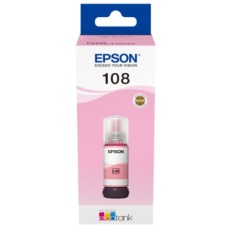 EPSON INK BOTTLE LIGHT MAGENTA 108, 1 x 70.0 ml, 2, 100 (10x15cm) photos, FOR L18050, L8050 EPSON INK BOTTLE LIGHT MAGENTA 108, 1 x 70.0 ml, 2, 100 (10x15cm) photos, FOR L18050, L8050