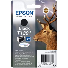 EPSON INK CARTRIDGE BLACK T1301, 1 x 25.4 ml, XL, FOR WF-7015 EPSON INK CARTRIDGE BLACK T1301, 1 x 25.4 ml, XL, FOR WF-7015