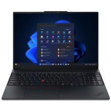 LENOVO NOTEBOOK THINKPAD E16 G4, AMD RYZEN AI 5 330, 2-4.5GHz/8MB, 50TOPS, 16GB, 512GB SSD, AMD RADEON 820M, 16' WUXGA 1920x1200 IPS 400NITS AG 60Hz, WIFI7, BT, LAN, USB-A, USB-C, HDMI, DOS, 3YW, BLACK