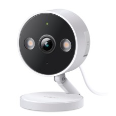 TP-LINK IP CAMERA INDOOR/OUTDOOR, WIRELESS 2.4GhZ, 2K QHD 4MP, IP66, BUILT IN MIC AND SPEAKER, SOUND AND LIGHT ALARM, TWO-WAY AUDIO TP-LINK IP CAMERA INDOOR/OUTDOOR, WIRELESS 2.4GhZ, 2K QHD 4MP, IP66, BUILT IN MIC AND SPEAKER, SOUND AND LIGHT ALARM, TWO-WAY AUDIO